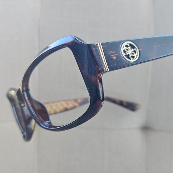 Guess Women Eyeglasses DARK HAVANA GU7410 55[]16-135 Tortoise Rectangul Frames main image 15